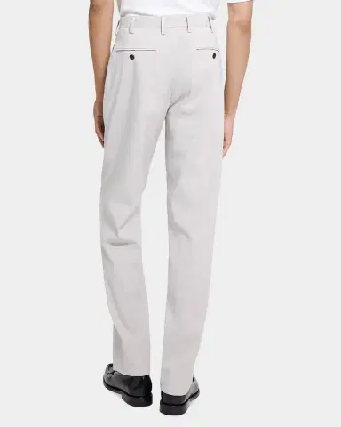 Theory Men's Organic Linen Straight Leg Flat-Front Trousers | Thumbnail 3 Theory Men's Organic Linen Straight Leg Flat-Front Trousers | Thumbnail 3