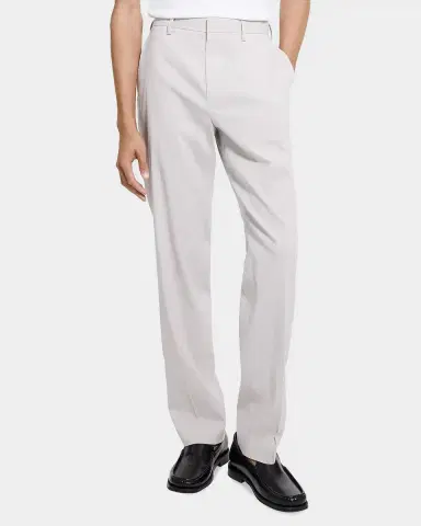 Theory Men's Organic Linen Straight Leg Flat-Front Trousers | Thumbnail 4 Theory Men's Organic Linen Straight Leg Flat-Front Trousers | Thumbnail 4