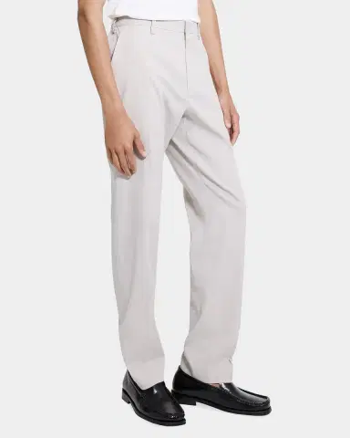 Theory Men's Organic Linen Straight Leg Flat-Front Trousers | Thumbnail 6 Theory Men's Organic Linen Straight Leg Flat-Front Trousers | Thumbnail 6