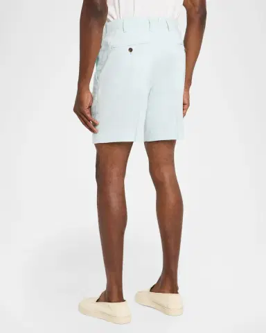 Theory Men's Organic Linen Classic Fit Shorts | Thumbnail 3 Theory Men's Organic Linen Classic Fit Shorts | Thumbnail 3