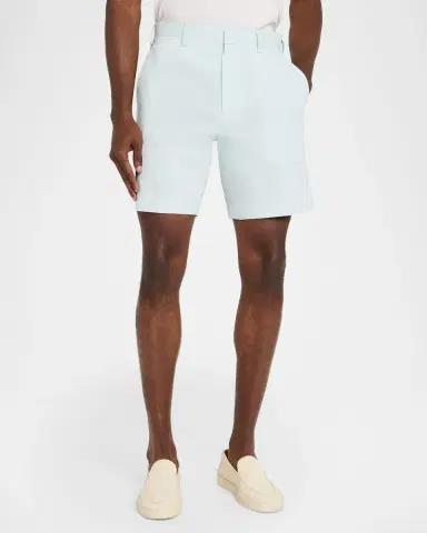 Theory Men's Organic Linen Classic Fit Shorts | Thumbnail 4 Theory Men's Organic Linen Classic Fit Shorts | Thumbnail 4