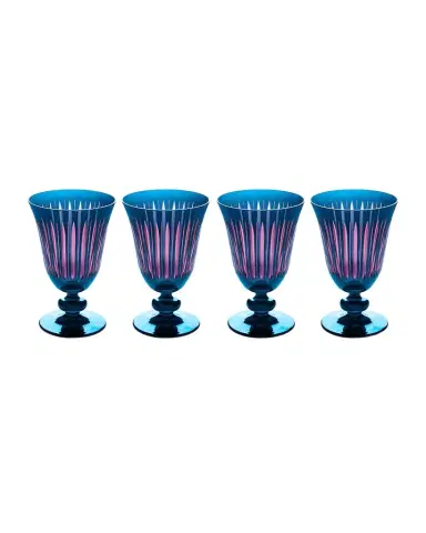 L'Objet Prism 9 oz. Wine Glasses, Set of 4 | Thumbnail 1 L'Objet Prism 9 oz. Wine Glasses, Set of 4 | Thumbnail 1