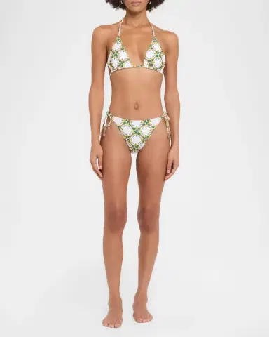 Milly Lemon Tile Bikini Top | Thumbnail 2 Milly Lemon Tile Bikini Top | Thumbnail 2
