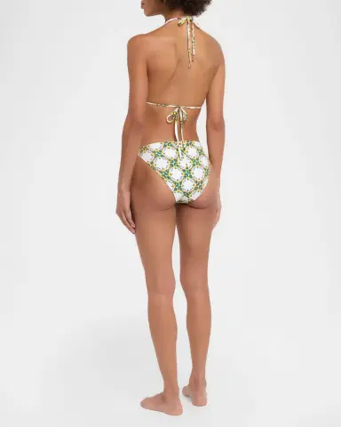 Milly Lemon Tile Bikini Top | Thumbnail 3 Milly Lemon Tile Bikini Top | Thumbnail 3