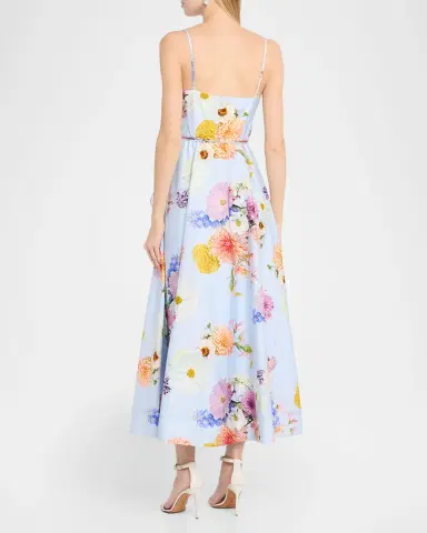 As It May Eirene Floral-Print Sweetheart Midi Dress | Thumbnail 3 As It May Eirene Floral-Print Sweetheart Midi Dress | Thumbnail 3
