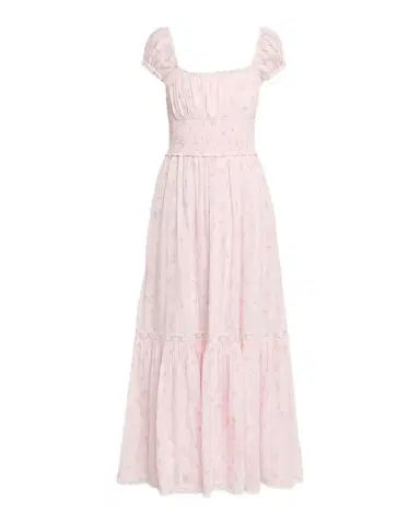 LoveShackFancy Lyssara Floral Lace-Trim Maxi Dress | Thumbnail 1 LoveShackFancy Lyssara Floral Lace-Trim Maxi Dress | Thumbnail 1