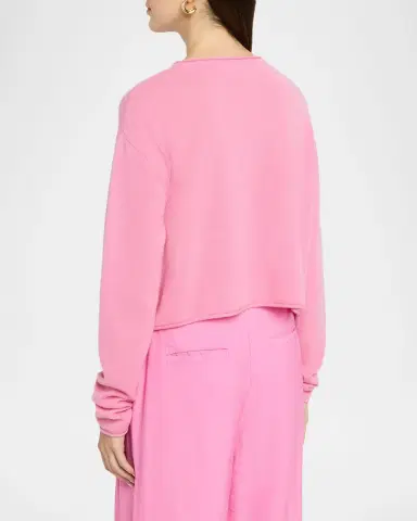 Sablyn Lance Cropped Cashmere Pullover | Thumbnail 3 Sablyn Lance Cropped Cashmere Pullover | Thumbnail 3