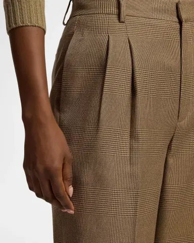Ralph Lauren Collection Glen Plaid Silk Trousers | Thumbnail 5 Ralph Lauren Collection Glen Plaid Silk Trousers | Thumbnail 5