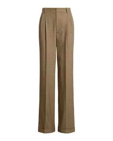 Ralph Lauren Collection Glen Plaid Silk Trousers | Thumbnail 1 Ralph Lauren Collection Glen Plaid Silk Trousers | Thumbnail 1