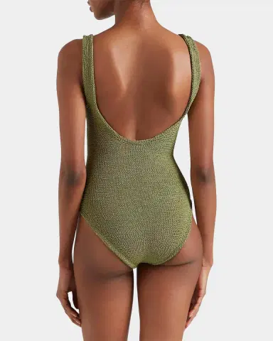 Hunza G Celine Tonal Hoop One-Piece Swimsuit | Thumbnail 2 Hunza G Celine Tonal Hoop One-Piece Swimsuit | Thumbnail 2