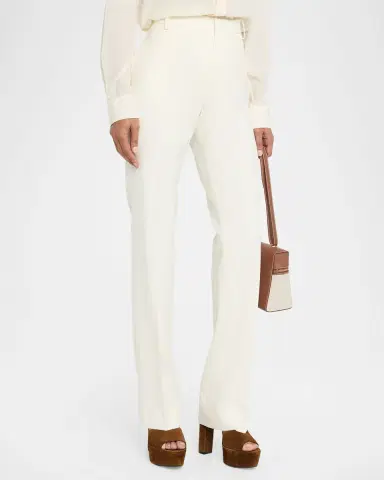 Ralph Lauren Collection Macy Grain De Poudre Pants | Thumbnail 4 Ralph Lauren Collection Macy Grain De Poudre Pants | Thumbnail 4
