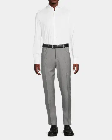 Canali Men's Cotton Jersey Sport Shirt | Thumbnail 2 Canali Men's Cotton Jersey Sport Shirt | Thumbnail 2