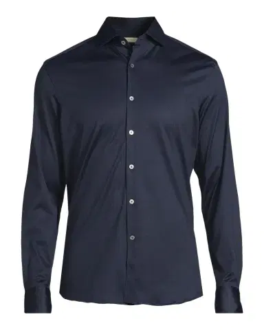 Canali Men's Cotton Jersey Sport Shirt | Thumbnail 1 Canali Men's Cotton Jersey Sport Shirt | Thumbnail 1