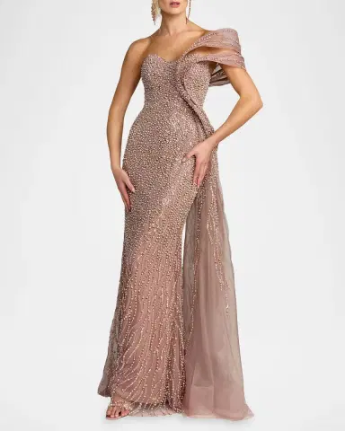 Mac Duggal Sweetheart Neckline Embroidered Column Gown | Thumbnail 2 Mac Duggal Sweetheart Neckline Embroidered Column Gown | Thumbnail 2