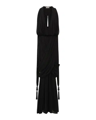 Et Ochs Arabella Plunging Draped Column Gown | Thumbnail 1 Et Ochs Arabella Plunging Draped Column Gown | Thumbnail 1