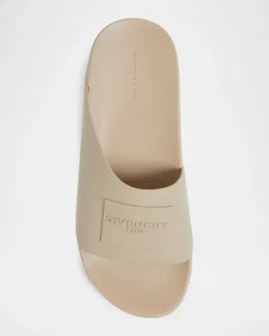 Givenchy Men's Label Asymmetric Slide Sandals | Thumbnail 5 Givenchy Men's Label Asymmetric Slide Sandals | Thumbnail 5