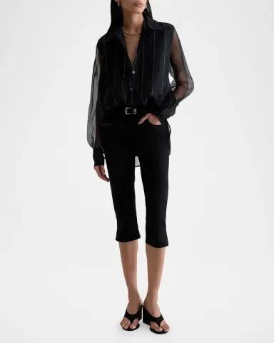 AG Jeans Mid-Rise Capri Jeans | Thumbnail 2 AG Jeans Mid-Rise Capri Jeans | Thumbnail 2