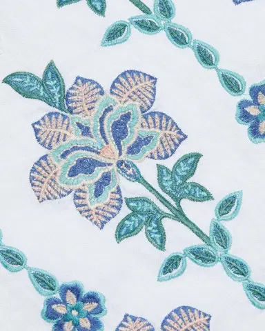 Johnny Was Floral-Embroidered Linen Blouse | Thumbnail 6 Johnny Was Floral-Embroidered Linen Blouse | Thumbnail 6