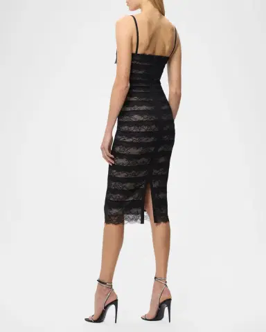 Hervé Léger The Dara Lace Midi Dress | Thumbnail 6 Hervé Léger The Dara Lace Midi Dress | Thumbnail 6
