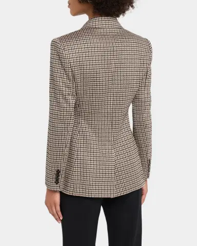 Max Mara Wool Houndstooth Double-Breasted Jacket | Thumbnail 2 Max Mara Wool Houndstooth Double-Breasted Jacket | Thumbnail 2