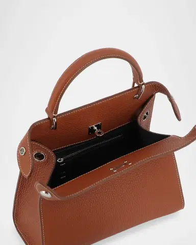 Michino Paris Lutece Mini Grained Leather Top-Handle Bag | Thumbnail 3 Michino Paris Lutece Mini Grained Leather Top-Handle Bag | Thumbnail 3