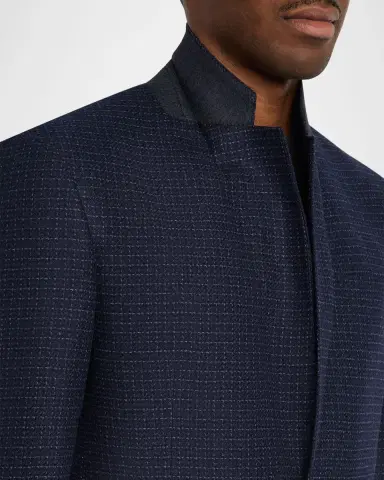 Giorgio Armani Men's Soft Line Check Single-Breasted Sport Coat | Thumbnail 6 Giorgio Armani Men's Soft Line Check Single-Breasted Sport Coat | Thumbnail 6