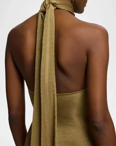 Ralph Lauren Collection Kelsie Metallic Jersey Evening Dress | Thumbnail 5 Ralph Lauren Collection Kelsie Metallic Jersey Evening Dress | Thumbnail 5