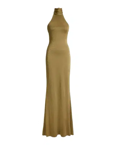 Ralph Lauren Collection Kelsie Metallic Jersey Evening Dress | Thumbnail 1 Ralph Lauren Collection Kelsie Metallic Jersey Evening Dress | Thumbnail 1
