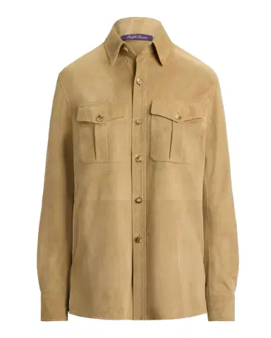 Ralph Lauren Collection Landry Lamb-Suede Shirt | Thumbnail 1 Ralph Lauren Collection Landry Lamb-Suede Shirt | Thumbnail 1