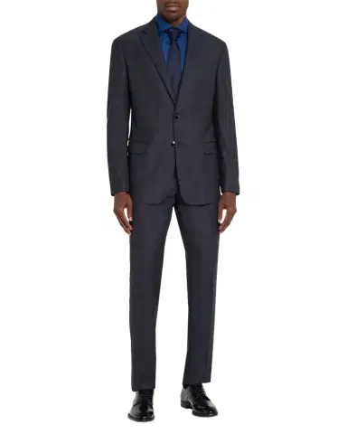 Giorgio Armani Men's Tonal Check Single-Breasted Suit | Thumbnail 1 Giorgio Armani Men's Tonal Check Single-Breasted Suit | Thumbnail 1
