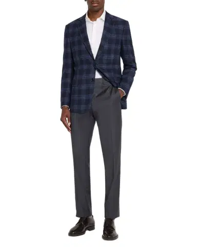 Giorgio Armani Men's Glen Plaid Single-Breasted Sport Coat | Thumbnail 1 Giorgio Armani Men's Glen Plaid Single-Breasted Sport Coat | Thumbnail 1