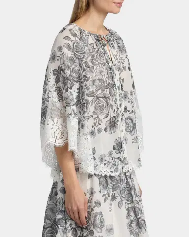 Kobi Halperin Paloma Lace-Trim Viscose-Linen Blouse | Thumbnail 7 Kobi Halperin Paloma Lace-Trim Viscose-Linen Blouse | Thumbnail 7