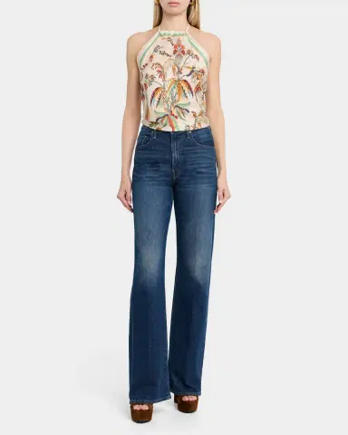 Etro Silk Halter Triangle Top | Thumbnail 2 Etro Silk Halter Triangle Top | Thumbnail 2