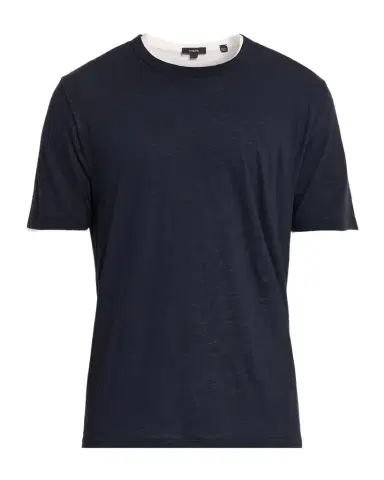 Vince Men's Fine Slub Double-Layer Crewneck T-Shirt | Thumbnail 1 Vince Men's Fine Slub Double-Layer Crewneck T-Shirt | Thumbnail 1