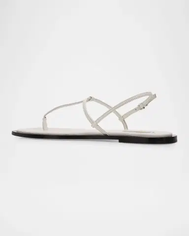 TOTEME Purist T-Strap Nappa Leather Sandals | Thumbnail 3 TOTEME Purist T-Strap Nappa Leather Sandals | Thumbnail 3