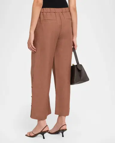 Kobi Halperin Remi Cropped Linen Pants | Thumbnail 3 Kobi Halperin Remi Cropped Linen Pants | Thumbnail 3