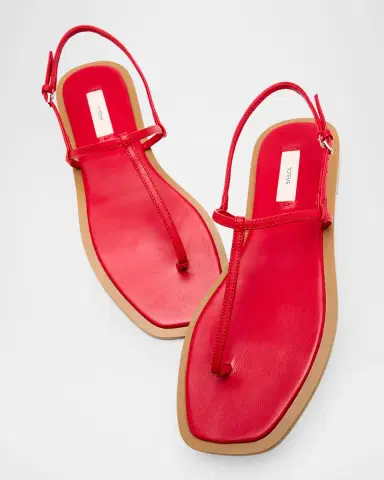 TOTEME Purist T-Strap Nappa Leather Sandals | Thumbnail 6 TOTEME Purist T-Strap Nappa Leather Sandals | Thumbnail 6
