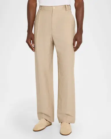 Jacquemus Men's Le Pantalon Straight Leg Pleated Trousers | Thumbnail 3 Jacquemus Men's Le Pantalon Straight Leg Pleated Trousers | Thumbnail 3