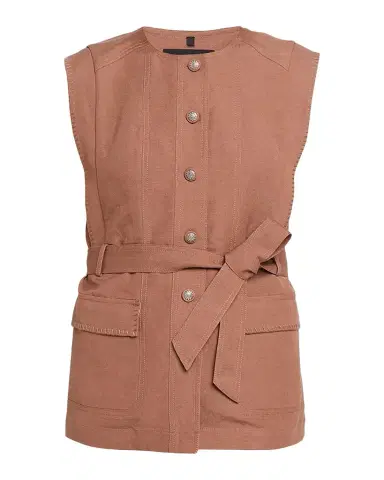 Kobi Halperin Beckett Belted Linen Vest | Thumbnail 1 Kobi Halperin Beckett Belted Linen Vest | Thumbnail 1
