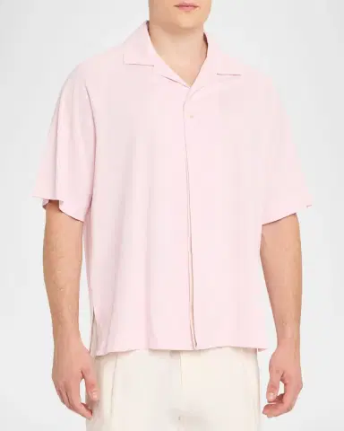 Jacquemus Men's La Chemise Camp Shirt | Thumbnail 3 Jacquemus Men's La Chemise Camp Shirt | Thumbnail 3