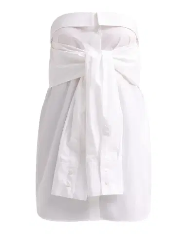 GIUSEPPE DI MORABITO Strapless Tie-Waist Shirt | Thumbnail 1 GIUSEPPE DI MORABITO Strapless Tie-Waist Shirt | Thumbnail 1