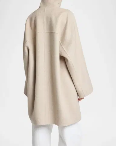 Alaïa High-Low Cashmere Coat | Thumbnail 2 Alaïa High-Low Cashmere Coat | Thumbnail 2