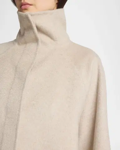 Alaïa High-Low Cashmere Coat | Thumbnail 4 Alaïa High-Low Cashmere Coat | Thumbnail 4