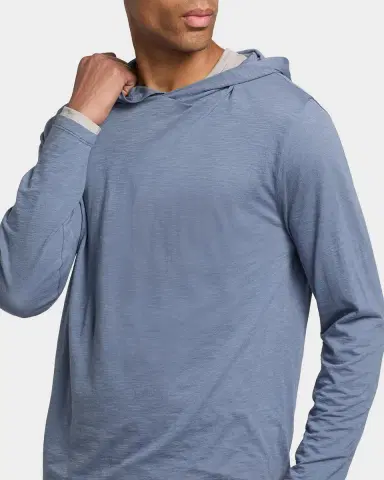 Vince Men's Fine Slub Double-Layer Cotton Hoodie | Thumbnail 5 Vince Men's Fine Slub Double-Layer Cotton Hoodie | Thumbnail 5