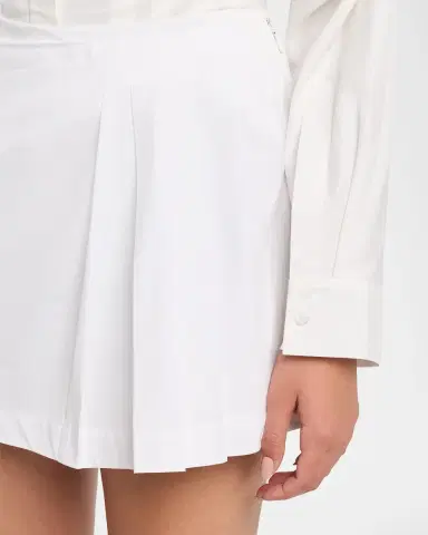 SIMKHAI Devlin Poplin Mini Skirt | Thumbnail 5 SIMKHAI Devlin Poplin Mini Skirt | Thumbnail 5