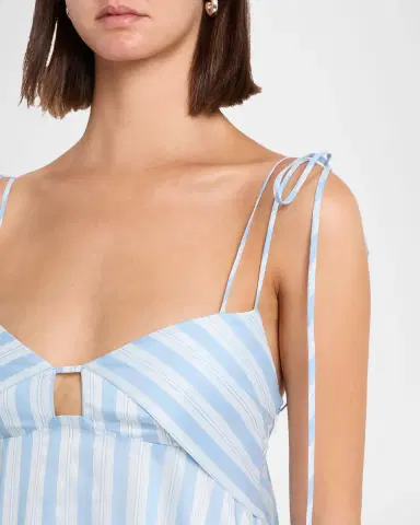 Simkhai Melly Striped Yarn-Dye Maxi Dress | Thumbnail 5 Simkhai Melly Striped Yarn-Dye Maxi Dress | Thumbnail 5