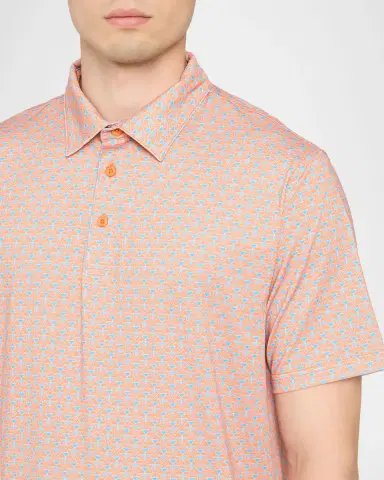 Robert Graham Men's Geometric Polo Shirt | Thumbnail 5 Robert Graham Men's Geometric Polo Shirt | Thumbnail 5