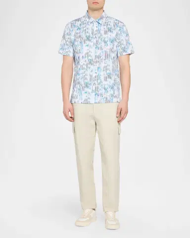 Robert Graham Men's Clyne Printed Button-Front Shirt | Thumbnail 2 Robert Graham Men's Clyne Printed Button-Front Shirt | Thumbnail 2