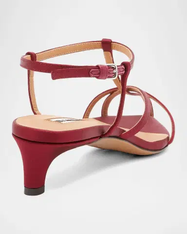 Jil Sander 30mm Caged Satin Sandals | Thumbnail 3 Jil Sander 30mm Caged Satin Sandals | Thumbnail 3