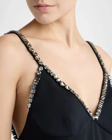 Stella McCartney Embellished V-Neck Trumpet Gown | Thumbnail 4 Stella McCartney Embellished V-Neck Trumpet Gown | Thumbnail 4